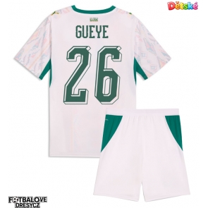 Senegal Pape Gueye #26 Dětské Domácí dres komplet MS 2026 Krátký Rukáv (+ trenýrky)